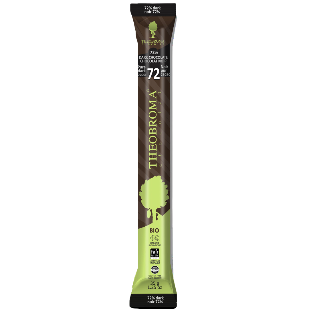 Theobroma Bâton de chocolat noir 72 % / 35g