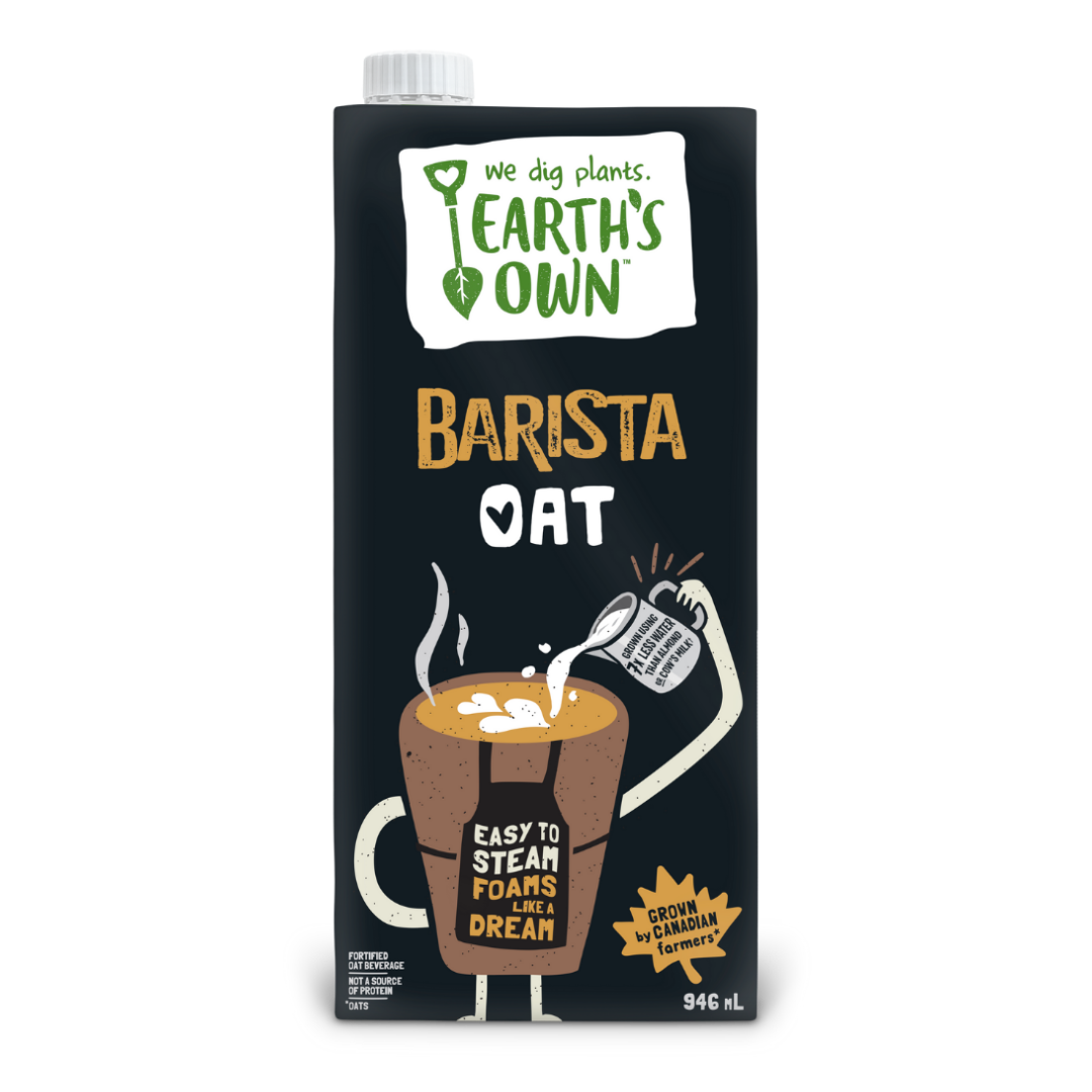 Earth's Own Lait d'avoine Barista / 946 ml