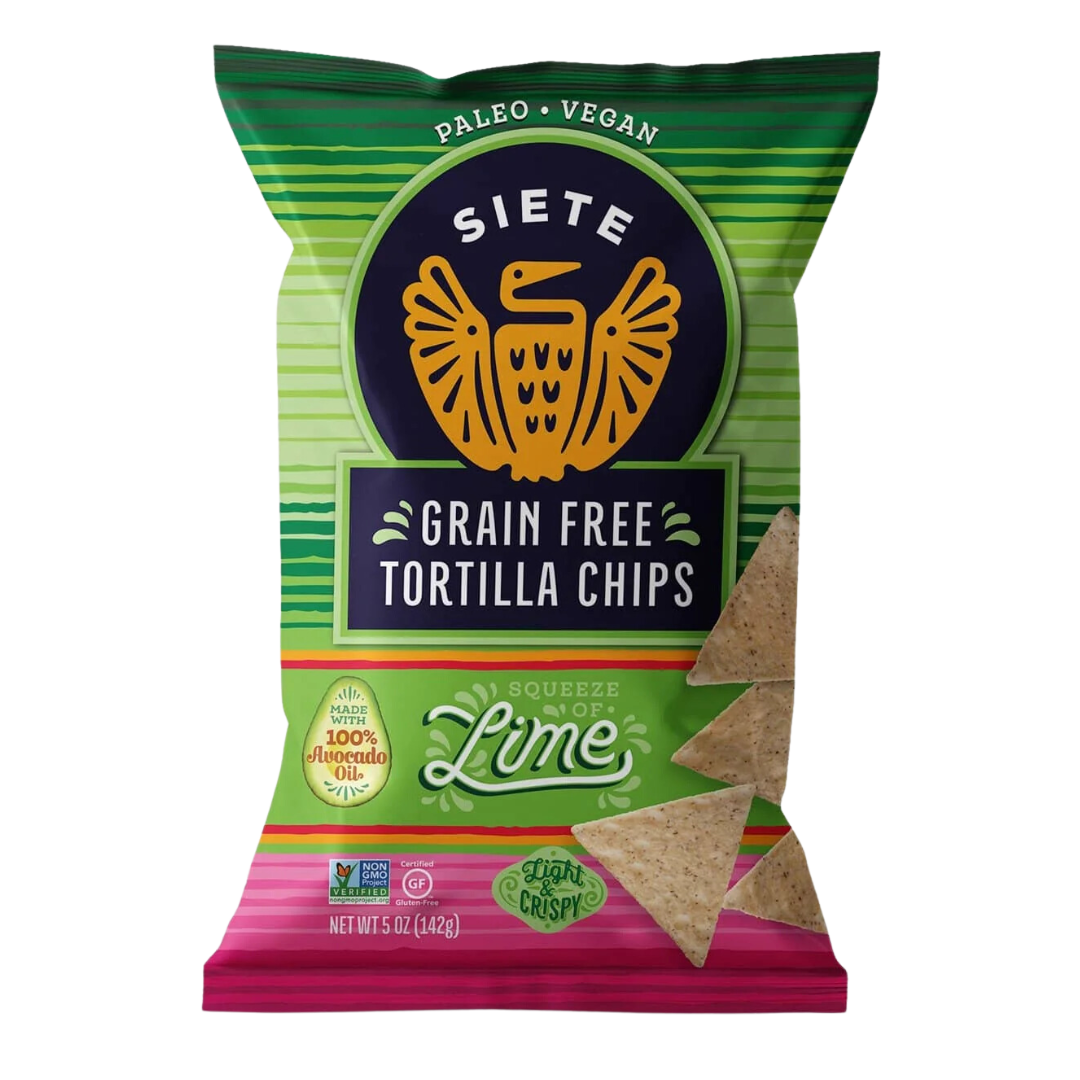 Siete Croustilles Tortilla Sans Céréales à la lime / 142g