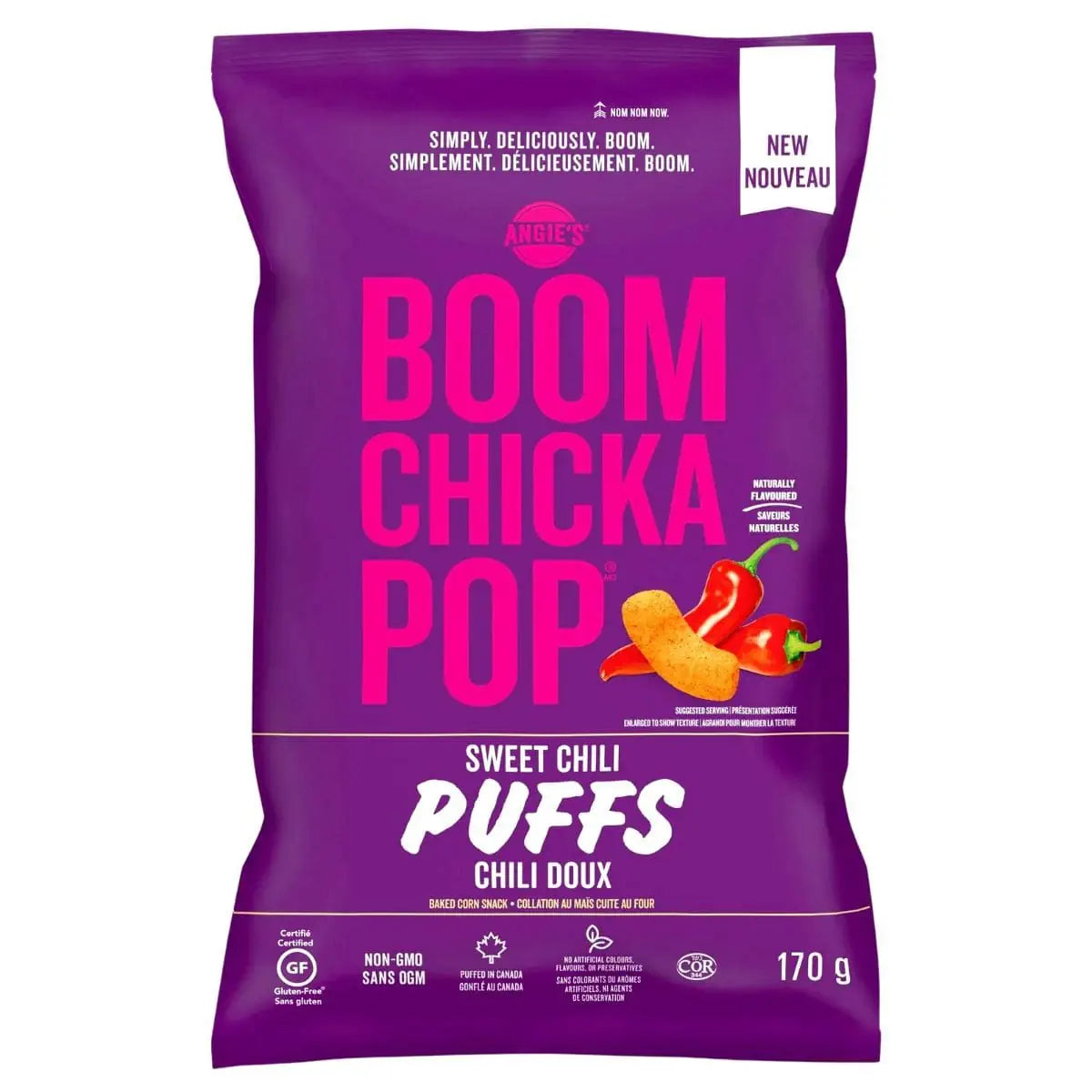 Angie's Artisan Boom Chicka Puffs Chili Doux / 170g