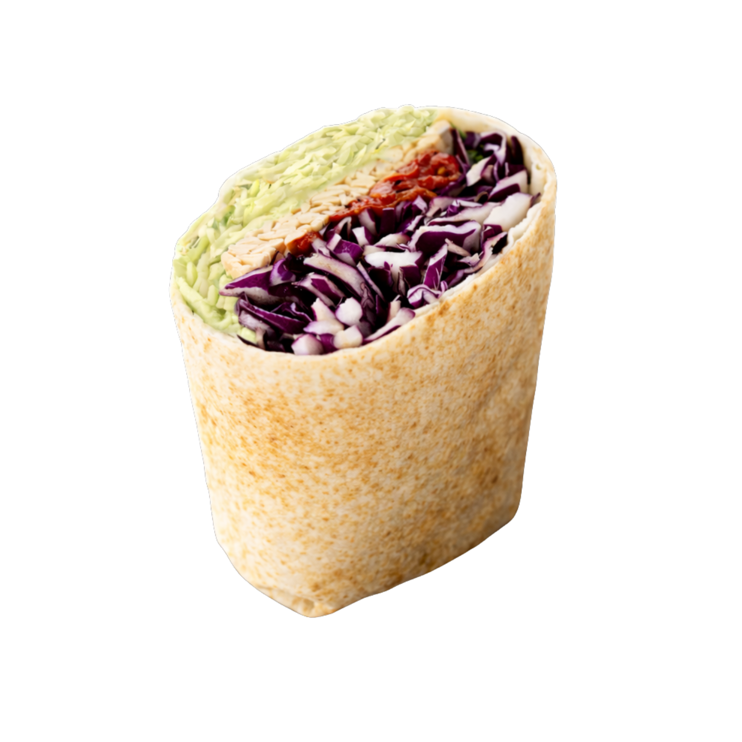 Aux Vivres Wrap Tempeh BBQ