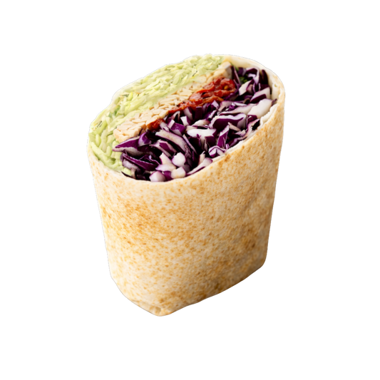Aux Vivres Wrap Tempeh BBQ