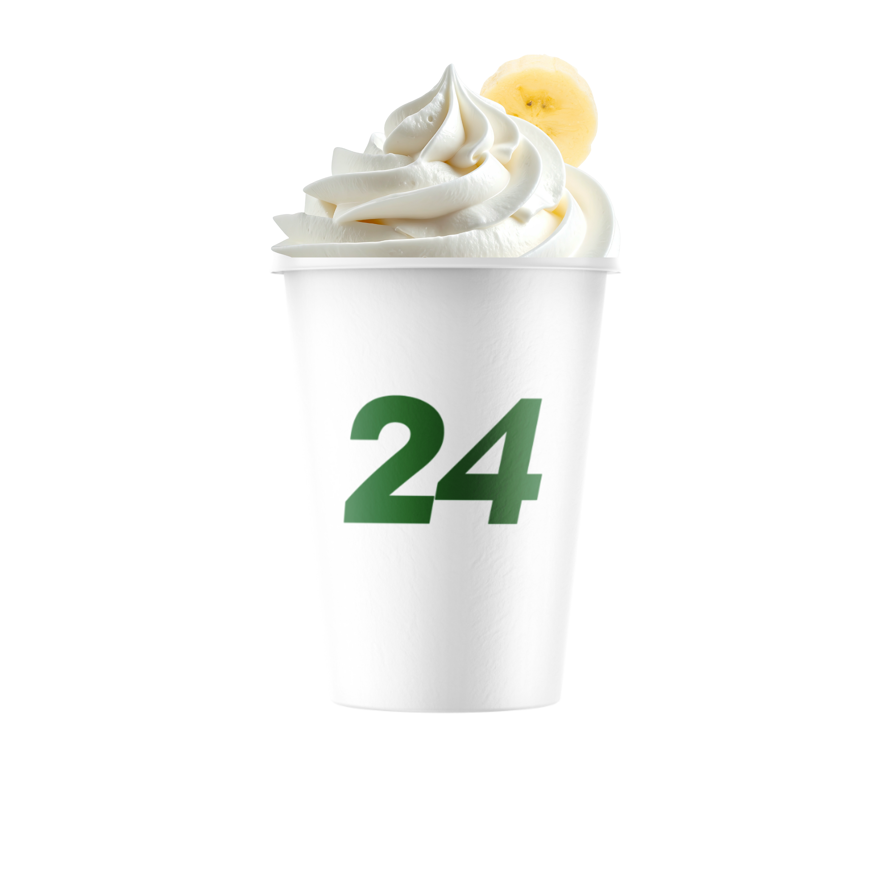 Matcha Latte Chaud Crème de Banane / 12oz