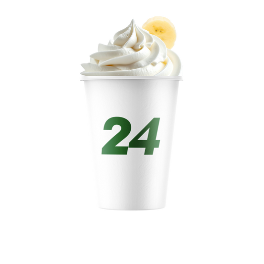 Matcha Latte Chaud Crème de Banane / 12OZ