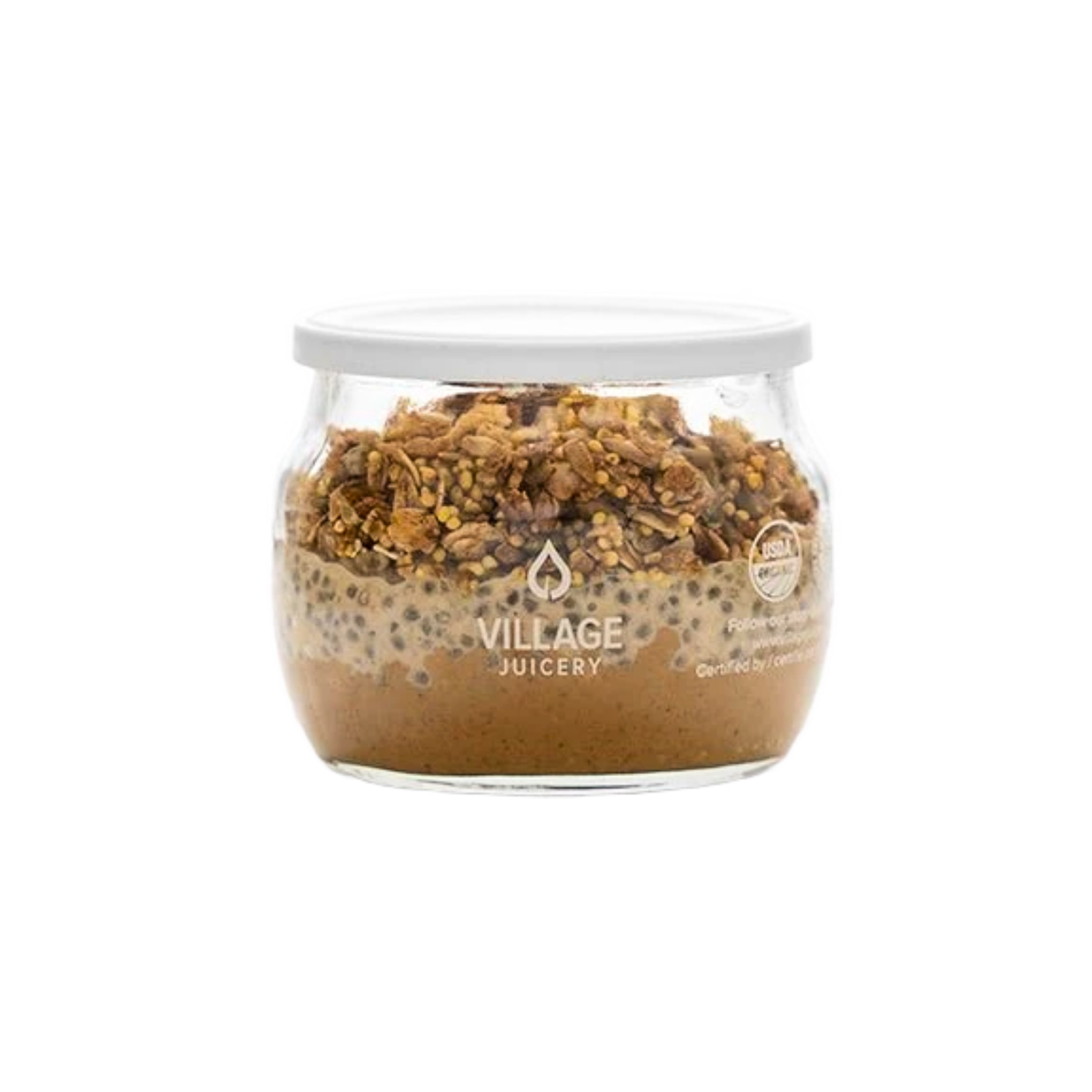 Village Juicery Peanut Butter Oat Jar