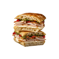 Ciabatta au poulet et au pesto