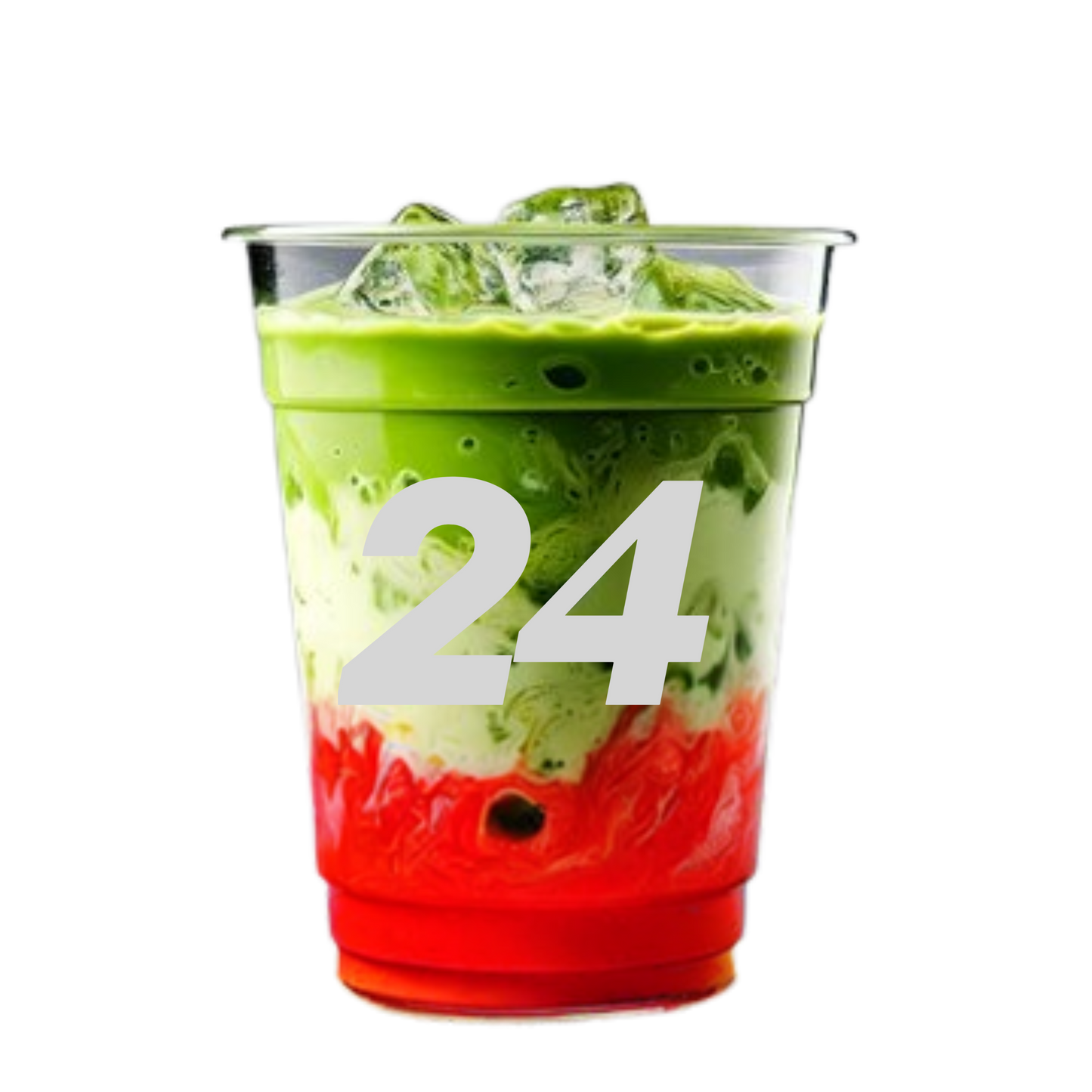 MATCHA LATTE FRAISE / 16OZ