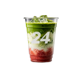 Strawberry Iced Matcha Latte