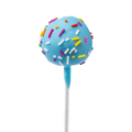 Cake Pop Confetti Bleu