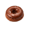 Salted Dark Chocolate Donut