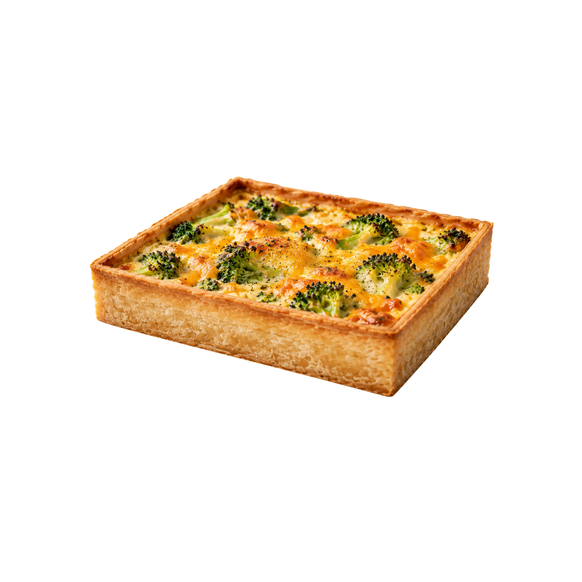 Broccoli and Cheddar Quiche