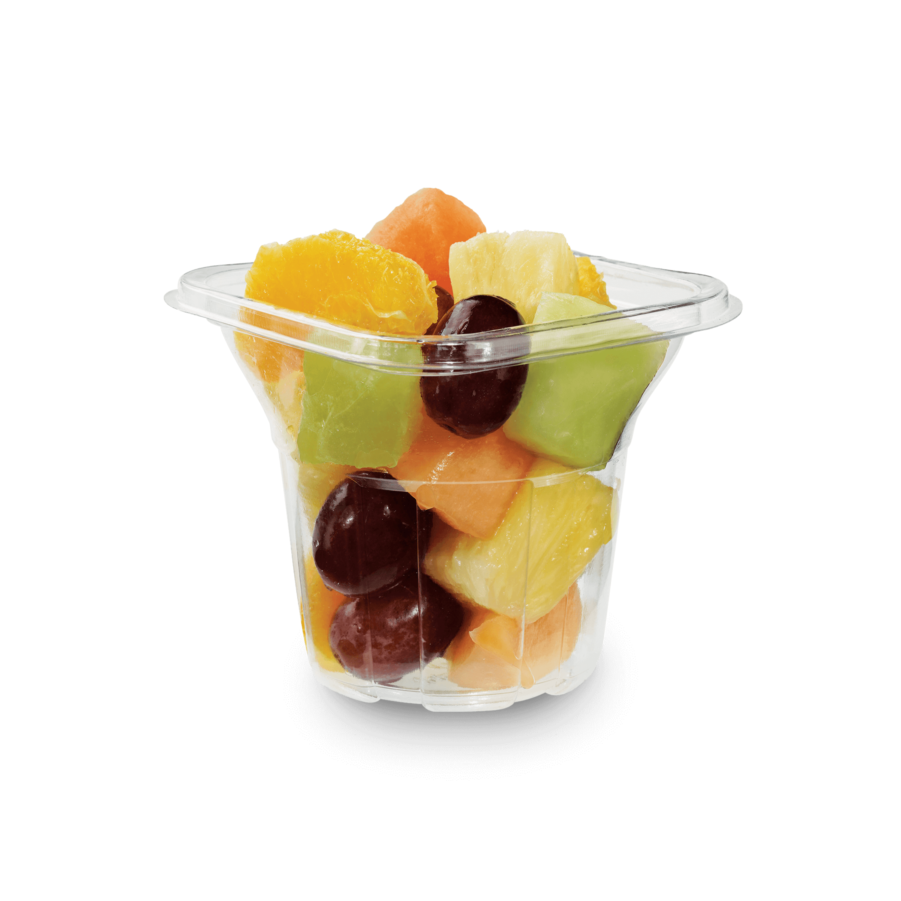 Salade de fruits (Cantaloup, Melon miel, Raisin rouge)