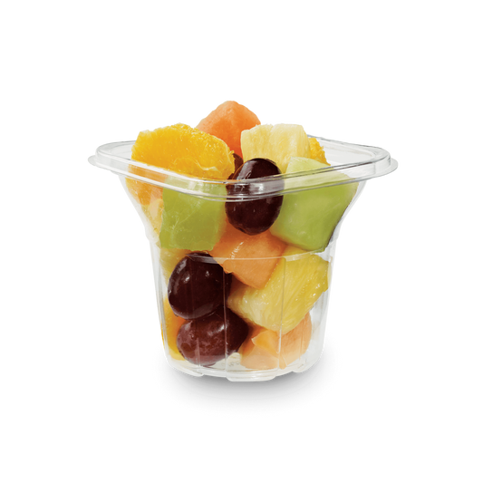 Salade de fruits (Cantaloup, Melon miel, Raisin rouge)