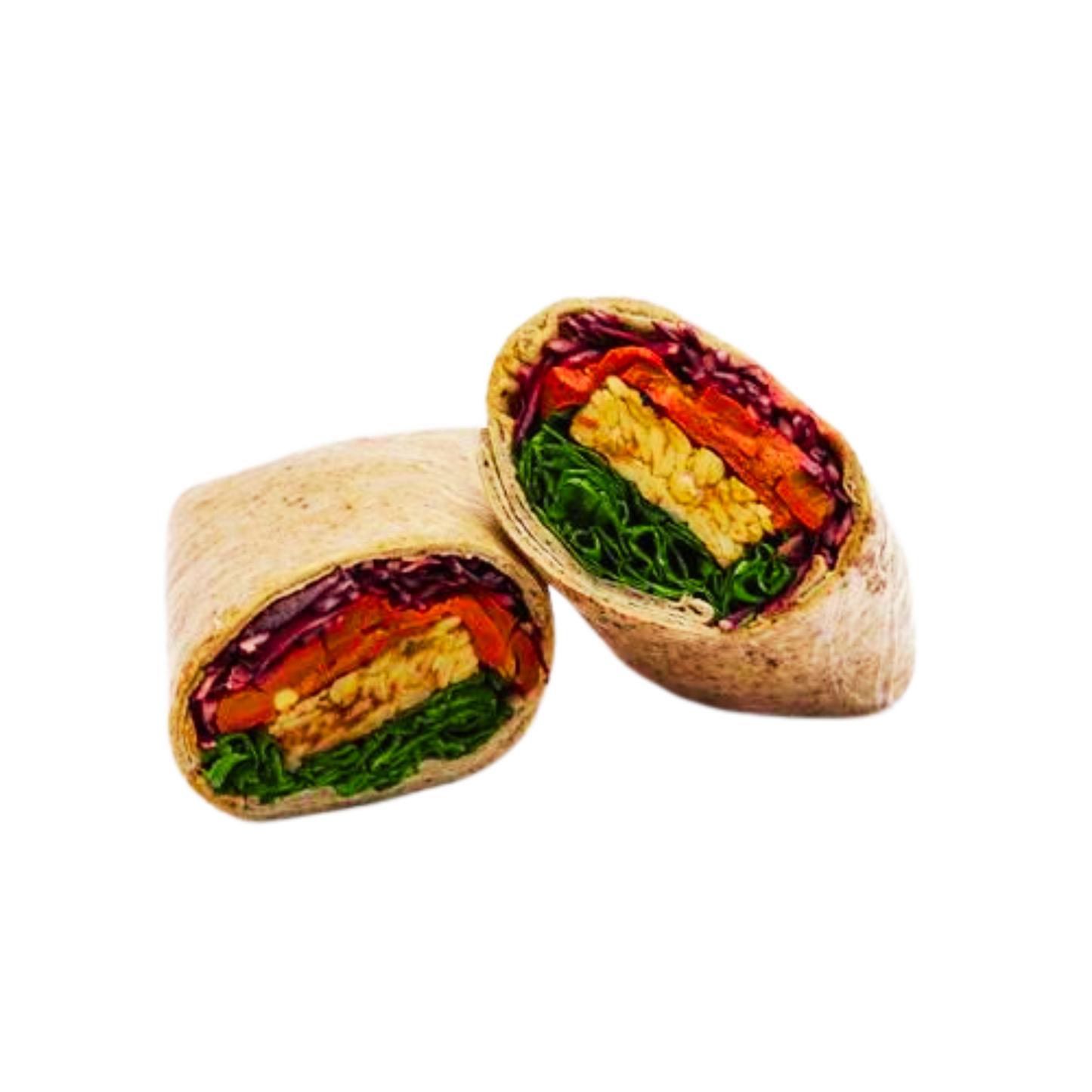 Aux Vivres Wrap Tempeh BBQ