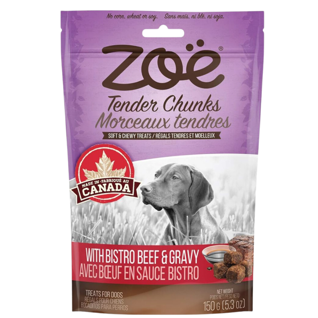 Zoe Tender Chunks Beef Gravy Dog Treats / 150g
