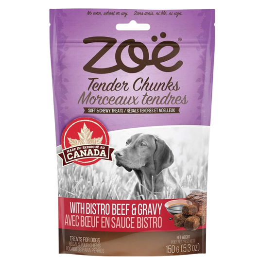  Zoe Tender Chunks Gâteries pour chiens au bœuf / 150 g