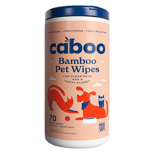 Caboo Pet Wipes / 70ct