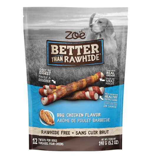 Zoe Better Than Rawhide BBQ Chicken Dog Treat / 148g