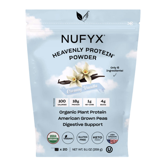 Nufyx Heavenly Protein Powder Creamy Vanilla / 20 Scoop Bag