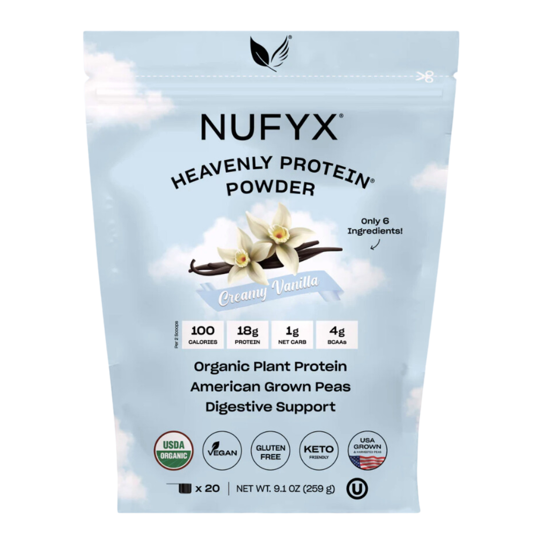 Nufyx Poudre de protéines vanille crémeuse / Sachet de 20 cuillères