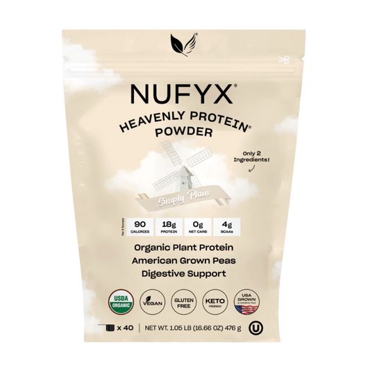 Nufyx Heavenly Protein Powder Simply Plain / 20 Scoop Bag