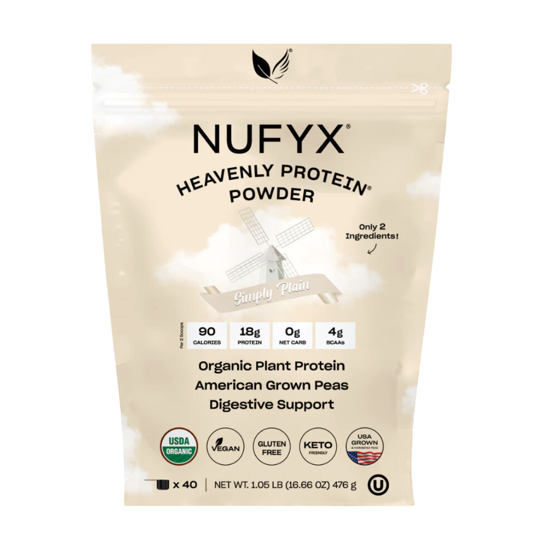 Nufyx Poudre de protéines simplement nature / Sac de 20 cuillères