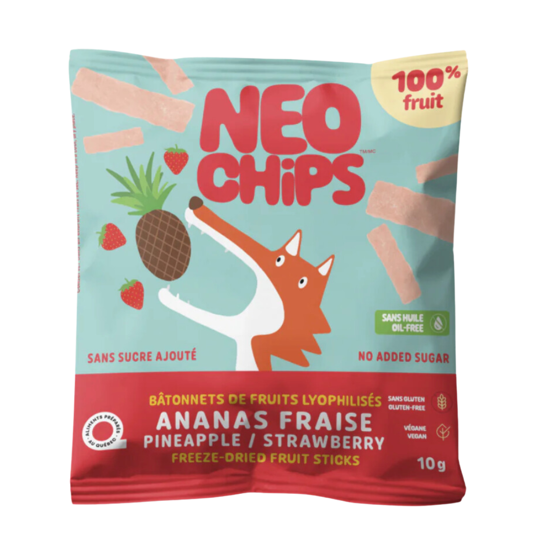 Neo Batonnets d'Ananas et Fraise/ 10g