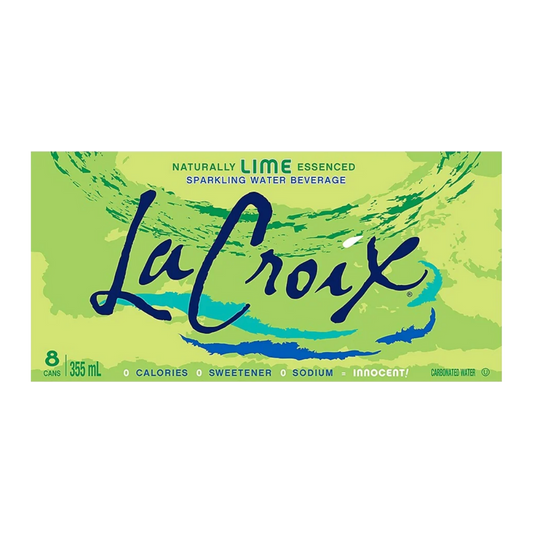 La Croix Lime Sparkling Water / 8-pack