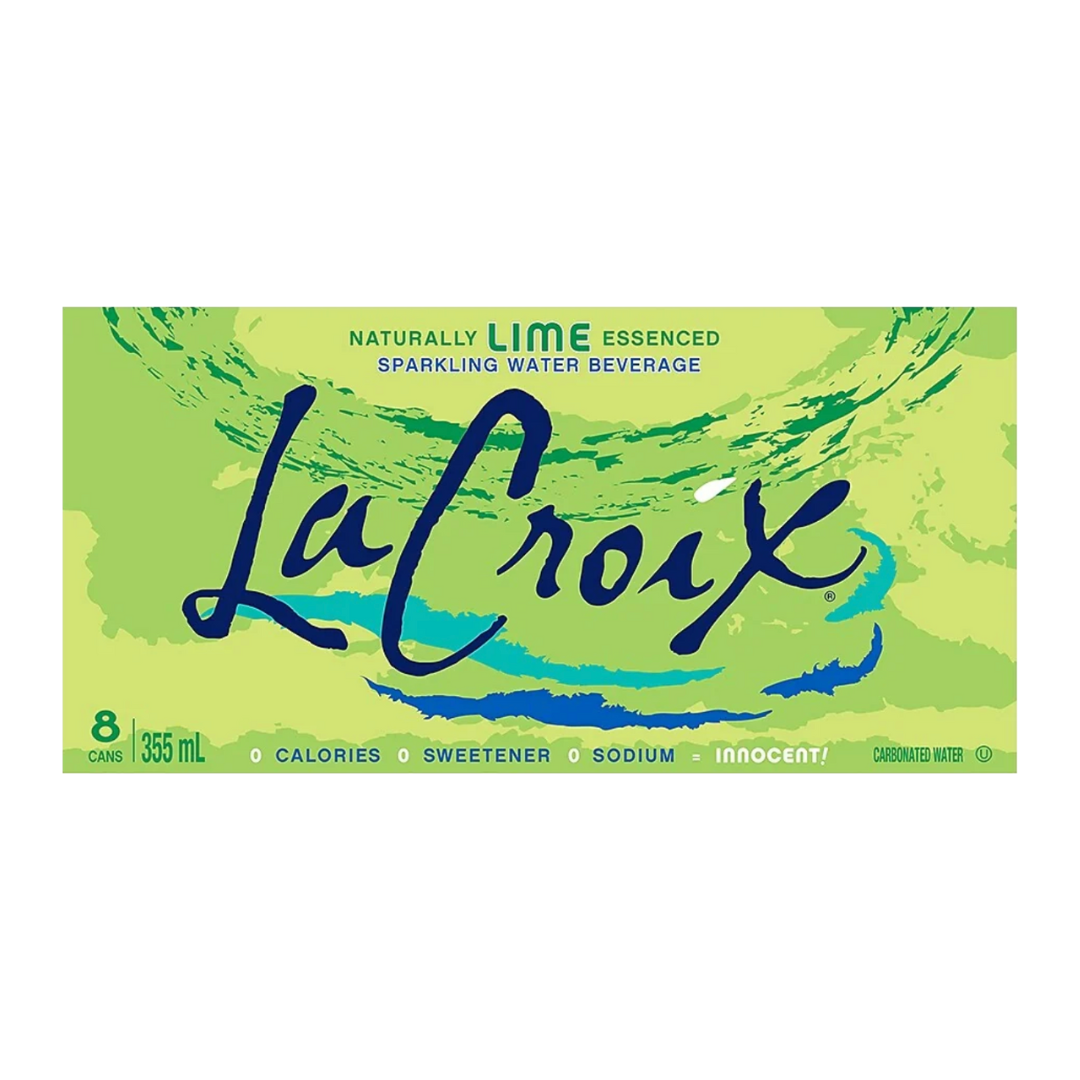 La Croix Lime Sparkling Water / 8-pack