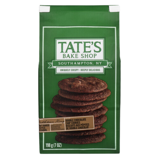 Tate's Biscuits aux pépites de double chocolat / 198g