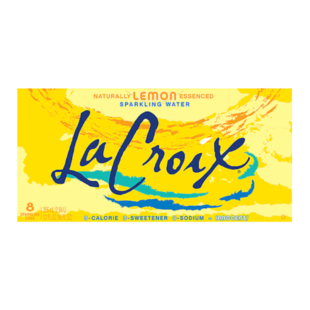 La Croix Lemon Sparkling Water / 8-pack