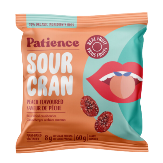 Sourcran Canneberges Séchées Bonbon Pêche / 60g