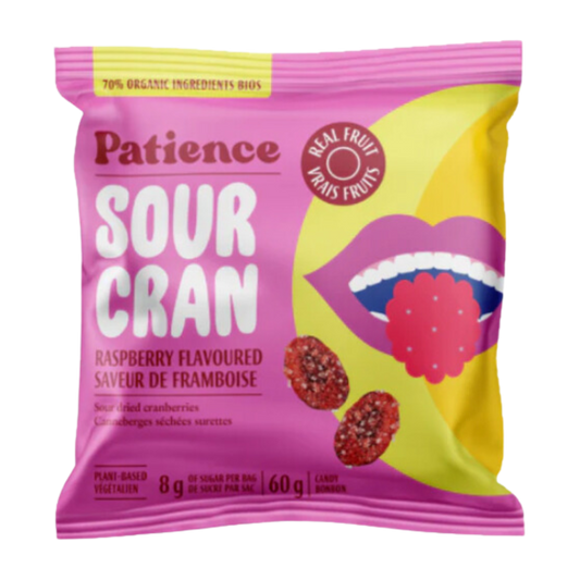 Sourcran Bonbons de Canneberges Séchées à la Framboise / 60g