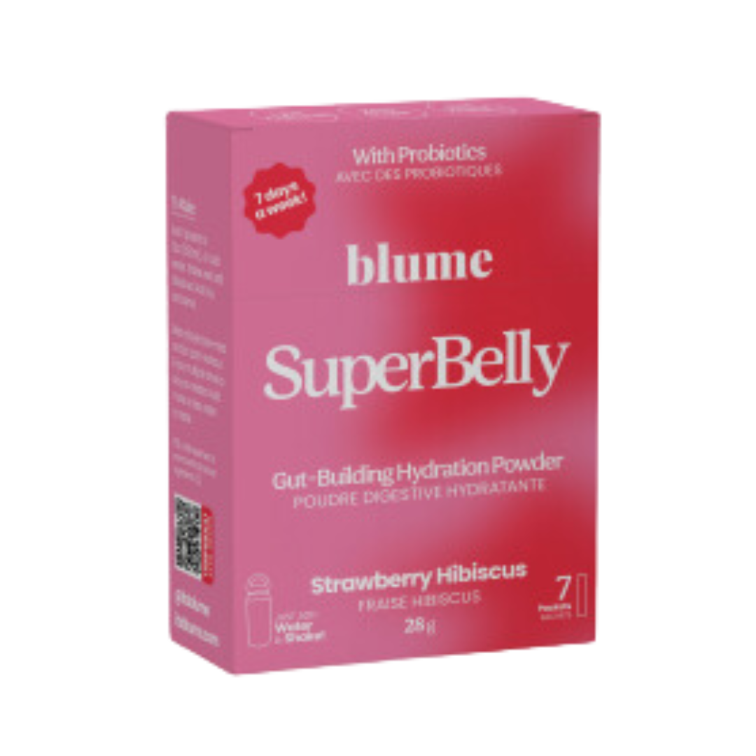 Blume Superbelly Poudre Digestive Hydratante Fraise Hibiscus / 28g