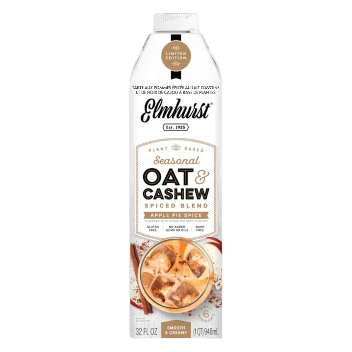 Elmhurst Lait végétale à l'avoine et aux cajous\946ml