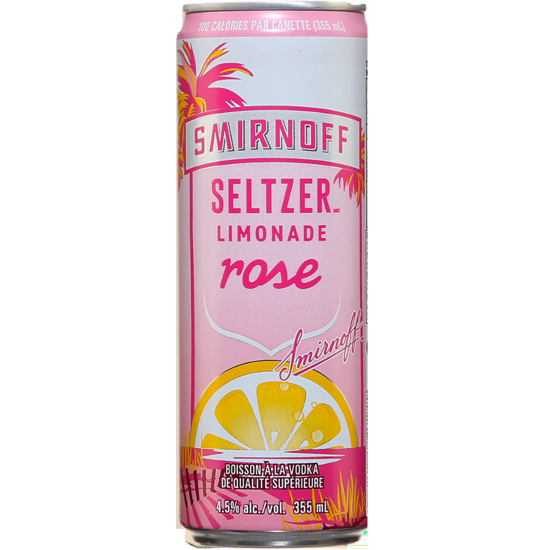 Smirnoff Lemonade Rose Seltzer/ 6x355ml