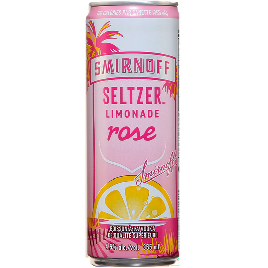 Smirnoff Lemonade Rose Seltzer/ 6x355ml