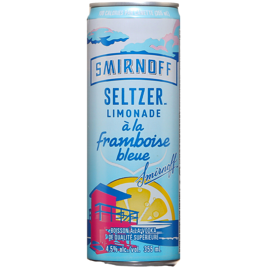 Smirnoff Seltzer Blue Raspberry Lemonade/ 355ml