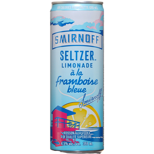 Smirnoff Seltzer Blue Raspberry Lemonade/ 355ml