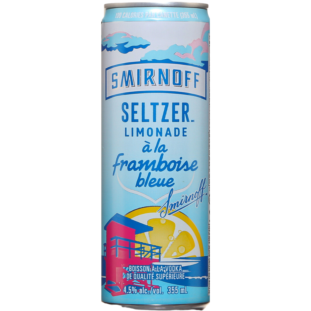 Smirnoff Seltzer Limonade Framboise Bleue/ 6x355ml