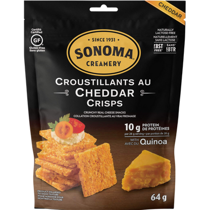 Sonoma Creamery Cheddar Cheese Crisps / 64g