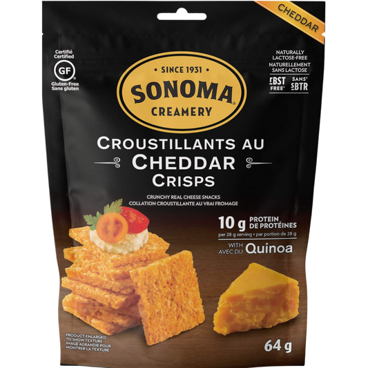 Sonoma Creamery Croustilles de fromage cheddar / 64g