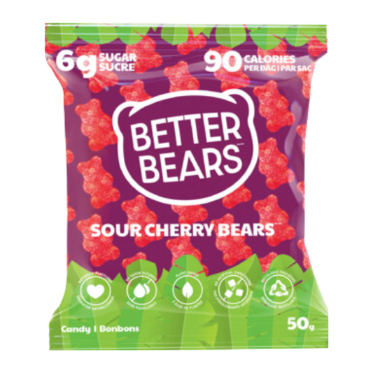 Better Bears Oursons végétaliens aux cerises sûres /50g