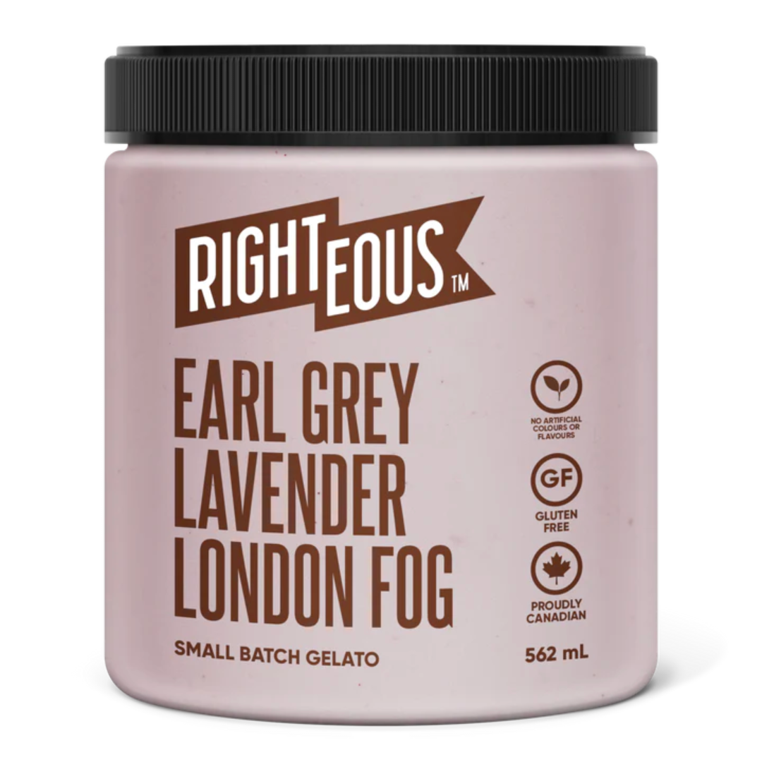 Righteous Lavender London Fog Gelato / 562ml