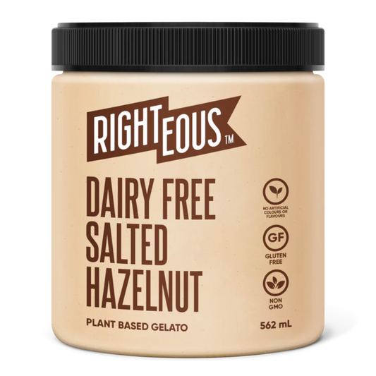 Righteous DF Salted Hazelnut Gelato / 562ml