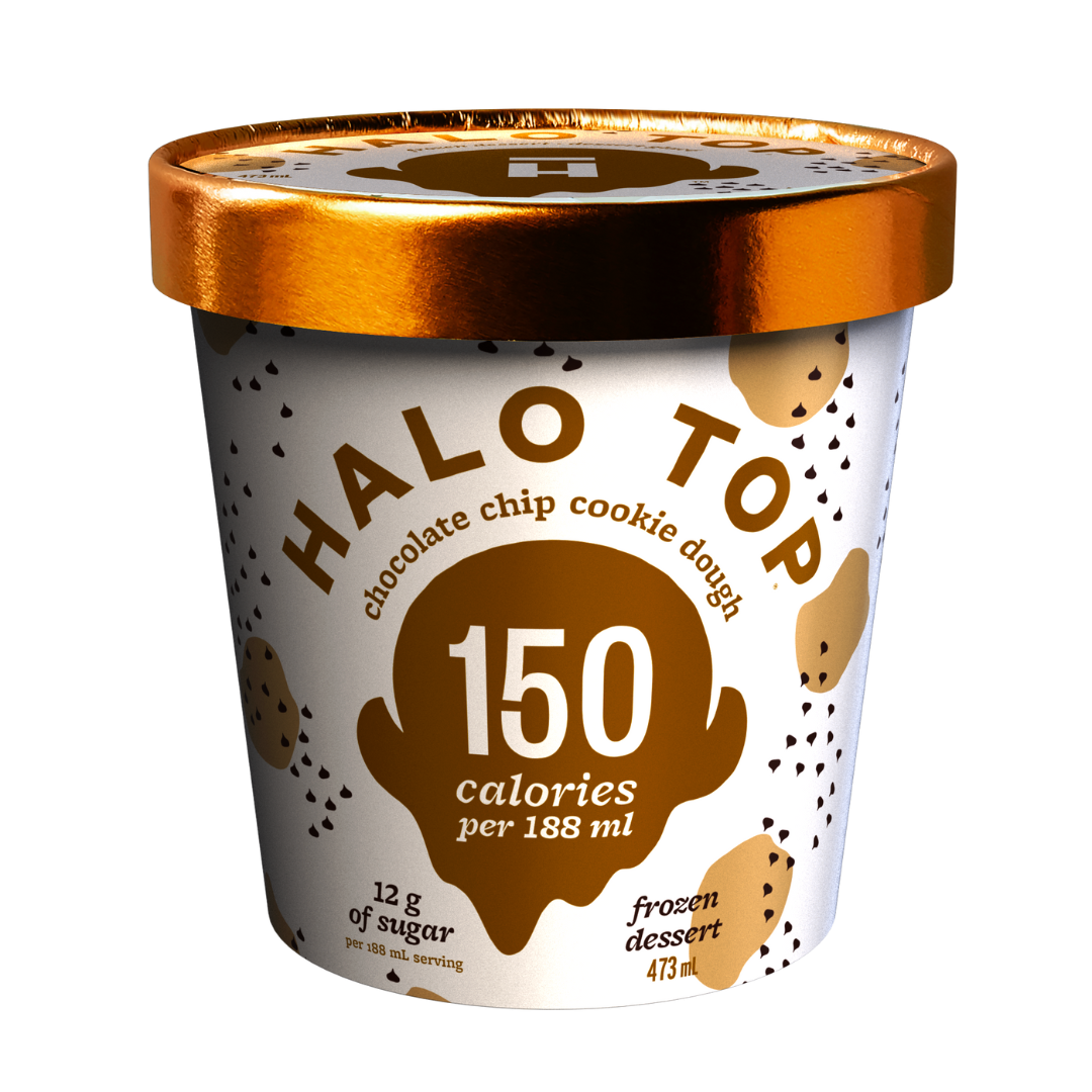 Halo Top Choc Chip Cookie Dough Ice Cream / 473ml