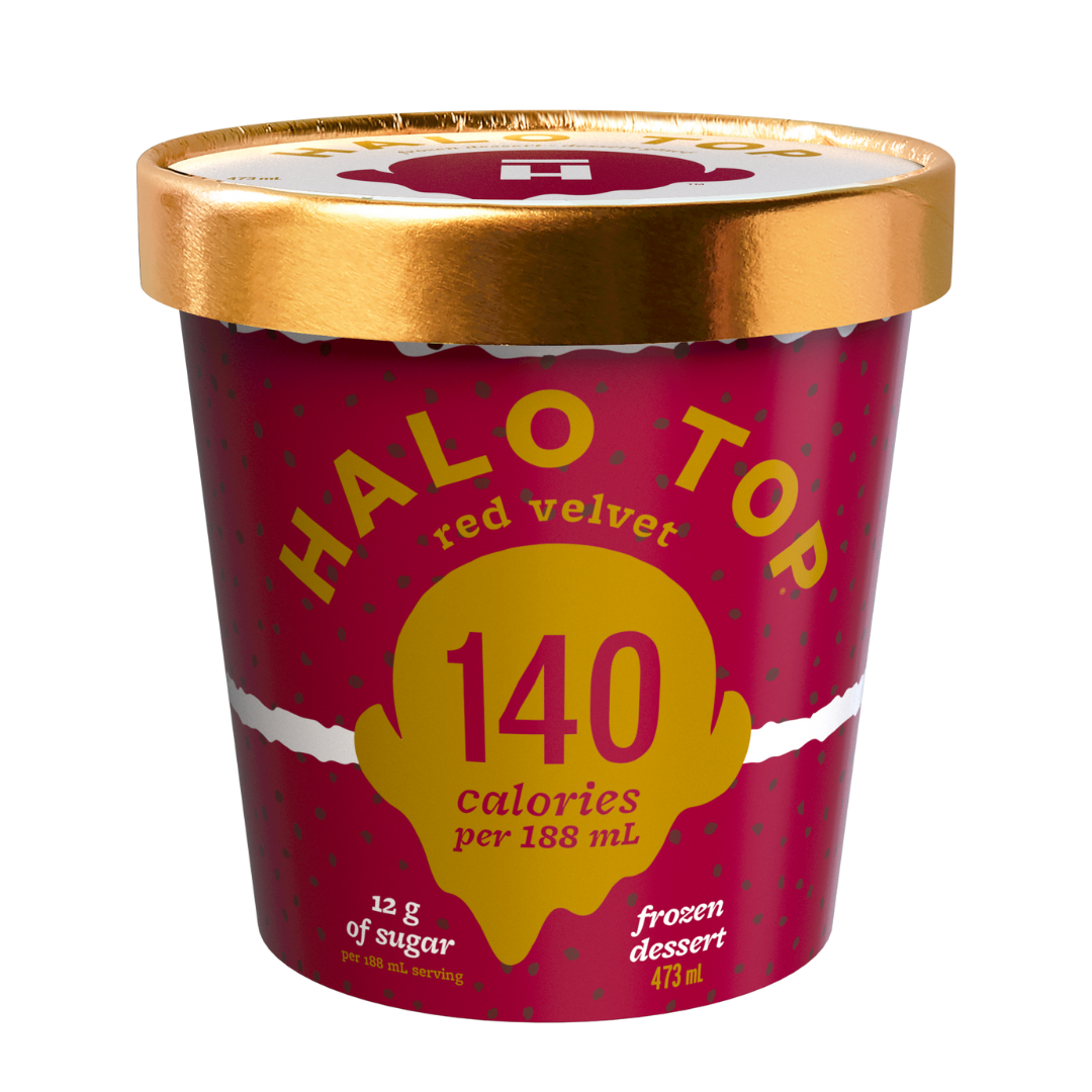 Halo Top Crème glacée red velvet / 473ml