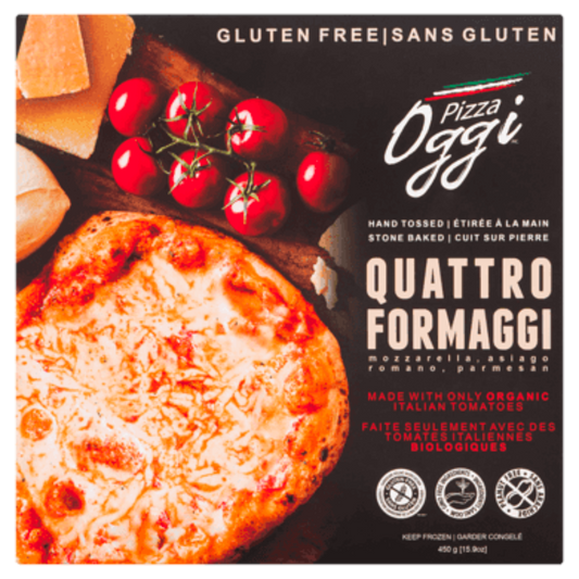 Oggi 4 Cheese Frozen Pizza / 450g