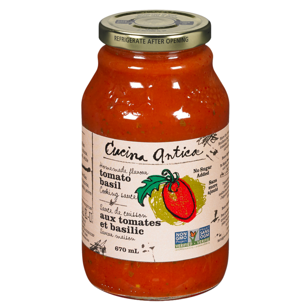Cucina Antica Tomato Basil Pasta Sauce / 670ml