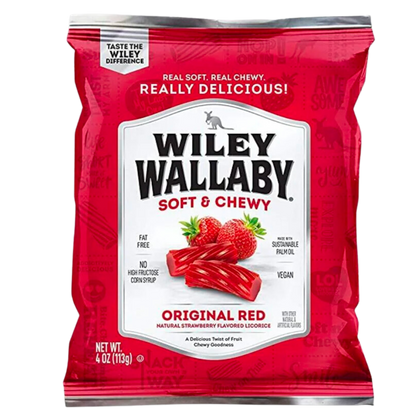 Wiley Wallaby Classic Red Licorice / 113g